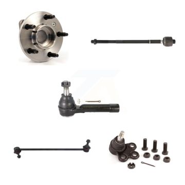 Front Hub Bearing Lower Ball Joint Outer Inner Tie Rod Link Kit (5Pc) For Pontiac Montana K7T-104188