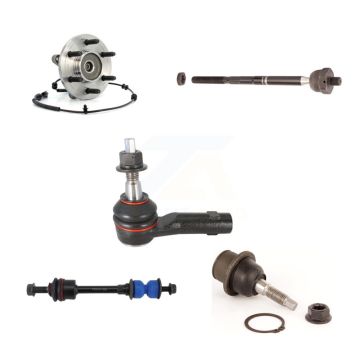 Front Bearing Lower Ball Joint Tie Rod Link Kit (5Pc) For 06 Ford F-150 With 6 Lug Wheels K7T-104210