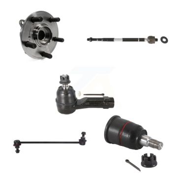 Front Hub Bearing Lower Ball Joint Tie Rod End Link Kit (5Pc) For 2011-2017 Honda Odyssey K7T-104226