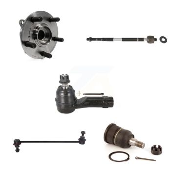 Front Hub Bearing Lower Ball Joint Outer Inner Tie Rod & Link Kit (5Pc) For Honda Odyssey K7T-104227