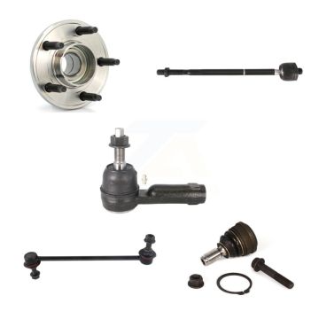 Front Hub Bearing Lower Ball Joint Outer Inner Tie Rod & Link Kit (5Pc) For Ford Mustang K7T-104230