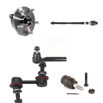 Front Hub Bearing Lower Ball Joint Tie Rod Link Kit (5Pc) For 2006-2007 Subaru B9 Tribeca K7T-104241