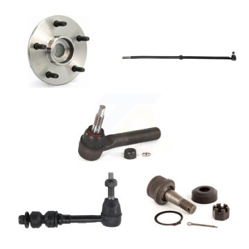 Front Left Bearing Lower Ball Joint Outer Inner Tie Rod Link Kit (5Pc) For Dodge Ram 1500 K7T-104258