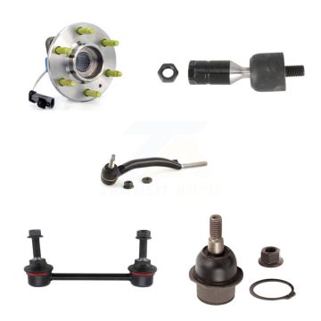 Front Left Bearing Lower Ball Joint Tie Rod Link Kit (5Pc) For 2004-2009 Cadillac SRX AWD K7T-104278