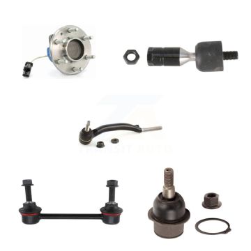 Front Left Bearing Lower Ball Joint Tie Rod Link Kit (5Pc) For 2004-2009 Cadillac SRX RWD K7T-104279