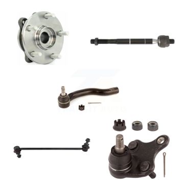 Front Left Bearing Lower Ball Joint Outer Inner Tie Rod & Link Kit (5Pc) For Toyota RAV4 K7T-104286