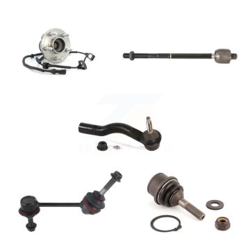 Front Left Bearing Lower Ball Joint Tie Rod & Link Kit (5Pc) For Ford Crown Victoria Town K7T-104298