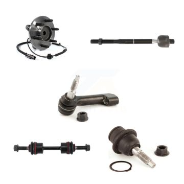 Front Left Hub Bearing Lower Ball Joint Tie Rod Link Kit (5Pc) For Ford F-150 Expedition K7T-104304