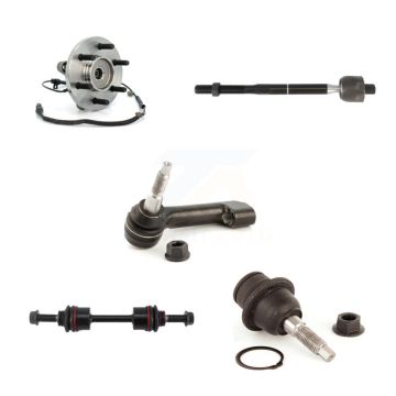 Front Left Hub Bearing Lower Ball Joint Outer Inner Tie Rod Link Kit (5Pc) For Ford F-150 K7T-104312