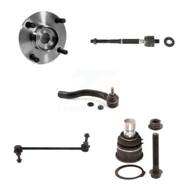 Front Left Bearing Lower Ball Joint Tie Rod Sway Bar Link Kit (5Pc) For Nissan Versa Cube K7T-104320