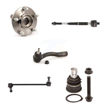 Front Left Bearing Lower Ball Joint Tie Rod & Link Kit (5Pc) For 07-12 Nissan Sentra 2.5L K7T-104321