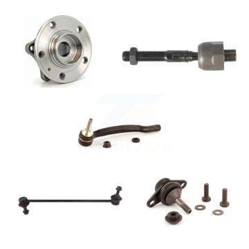 Front Left Bearing Lower Ball Joint Outer Inner Tie Rod Link Kit (5Pc) For Volvo XC70 V70 K7T-104326