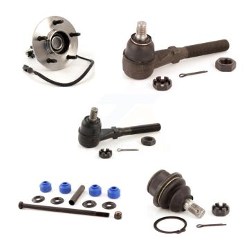 Front Right Bearing Lower Ball Joint Outer Inner Tie Rod & Link Kit (5Pc) For Ford F-150 K7T-104335