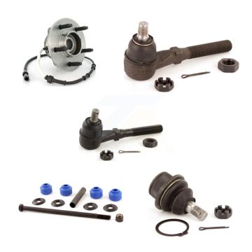 Front Right Bearing Lower Ball Joint Outer Inner Tie Rod & Link Kit (5Pc) For Ford F-150 K7T-104340
