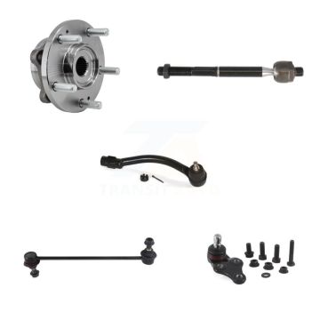 Front Right Hub Bearing Lower Ball Joint Tie Rod & Link Kit (5Pc) For 2017-2019 Kia Soul K7T-104349
