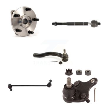 Front Right Bearing Lower Ball Joint Outer Inner Tie Rod & Link Kit (5Pc) For Toyota RAV4 K7T-104350