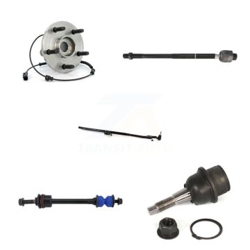 Front Right Hub Bearing Lower Ball Joint Tie Rod End Link Kit (5Pc) For 2011 Ram 1500 4WD K7T-104352