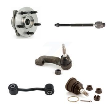 Front Right Bearing Lower Ball Joint Tie Rod Link Kit (5Pc) For 2005 Jeep Liberty Non-ABS K7T-104364