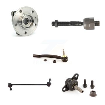 Front Right Bearing Lower Ball Joint Outer Inner Tie Rod & Link Kit (5Pc) For Volvo XC90 K7T-104371