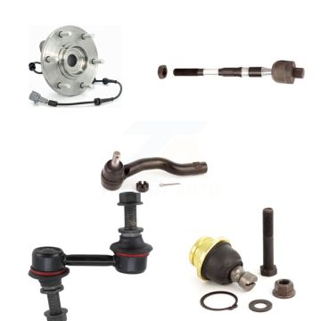 Front Right Bearing Lower Ball Joint Tie Rod Link Kit (5Pc) For Nissan TITAN Armada QX56 K7T-104383