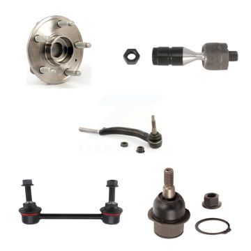Front Right Bearing Lower Ball Joint Outer Inner Tie Rod Link Kit (5Pc) For Cadillac CTS K7T-104390