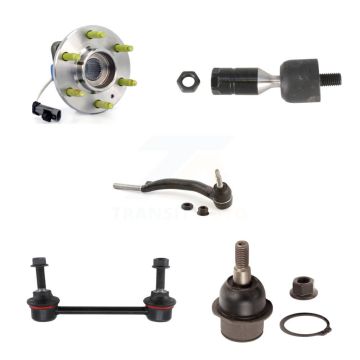 Front Right Bearing Lower Ball Joint Tie Rod & Link Kit (5Pc) For 04-09 Cadillac SRX AWD K7T-104394