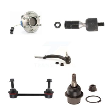 Front Right Bearing Lower Ball Joint Tie Rod & Link Kit (5Pc) For 04-09 Cadillac SRX RWD K7T-104396