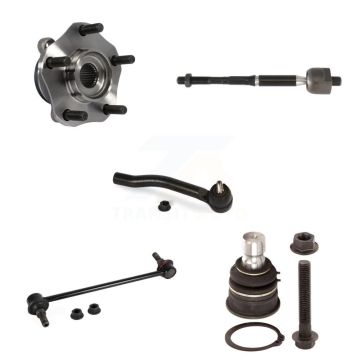 Front Right Bearing Lower Ball Joint Tie Rod Link Kit (5Pc) For Nissan Sentra NV200 LEAF K7T-104399