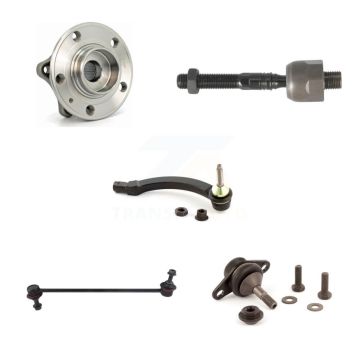 Front Right Hub Bearing Lower Ball Joint Tie Rod End Link Kit (5Pc) For Volvo S60 V70 S80 K7T-104400