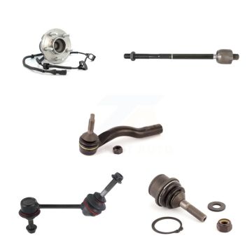 Front Right Bearing Lower Ball Joint Tie Rod Link Kit (5Pc) For Ford Crown Victoria Town K7T-104403