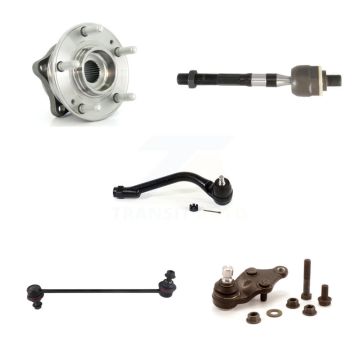 Front Right Bearing Lower Ball Joint Tie Rod & Link Kit (5Pc) For Hyundai Santa Fe Sport K7T-104404