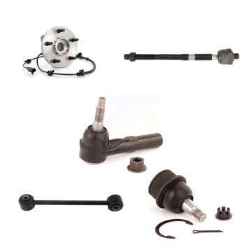 Front Right Hub Bearing Lower Ball Joint Tie Rod & Link Kit (5Pc) For Jeep Grand Cherokee K7T-104405
