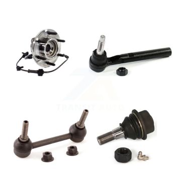 Front Hub Bearing Lower Ball Joint Outer Tie Rod End Link Kit For 2009-2010 Hummer H3T H3 K7T-104412