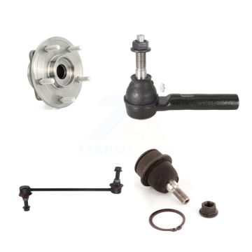 Front Hub Bearing Lower Ball Joint Outer Tie Rod End Link Kit For 2009-2020 Dodge Journey K7T-104460