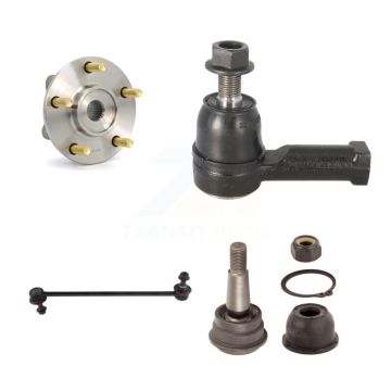 Front Hub Bearing Lower Ball Joint Outer Tie Rod & Link Kit For Mitsubishi Galant Eclipse K7T-104484