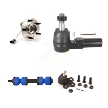 Front Hub Bearing Lower Ball Joint Outer Tie Rod Link Kit For Oldsmobile Aurora Cadillac K7T-104509