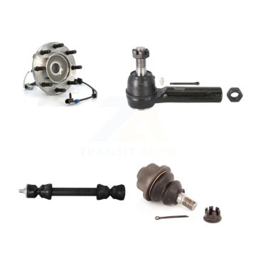 Front Bearing Lower Ball Joint Outer Tie Rod & Link Kit For Chevrolet GMC Sierra 3500 4WD K7T-104528