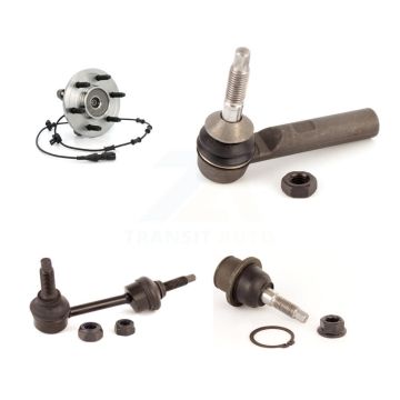 Front Hub Bearing Lower Ball Joint Outer Tie Rod End Link Kit For Ford Expedition Lincoln K7T-104535