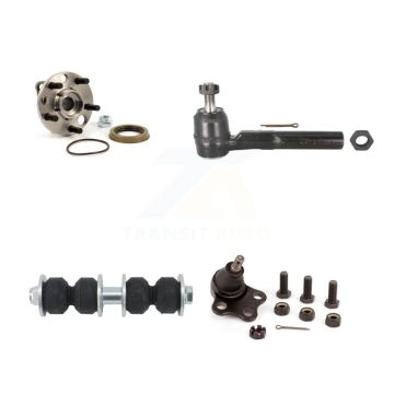 Front Hub Bearing Lower Ball Joint Outer Tie Rod Link Kit For Chevrolet Cavalier Pontiac K7T-104538