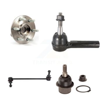 Front Hub Bearing Lower Ball Joint Outer Tie Rod Sway Bar Link Kit For 2010 Cadillac SRX K7T-104541