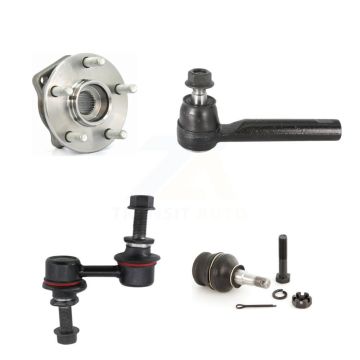 Front Hub Bearing Lower Ball Joint Outer Tie Rod End Link Kit For 2010-2014 Subaru Legacy K7T-104550