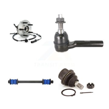 Front Hub Bearing Lower Ball Joint Outer Tie Rod & Link Kit For Ford Explorer Sport Trac K7T-104561