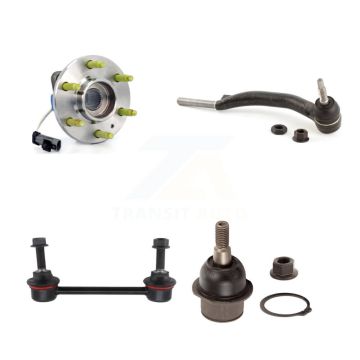 Front Right Bearing Lower Ball Joint Outer Tie Rod & Link Kit For 04-09 Cadillac SRX AWD K7T-104651