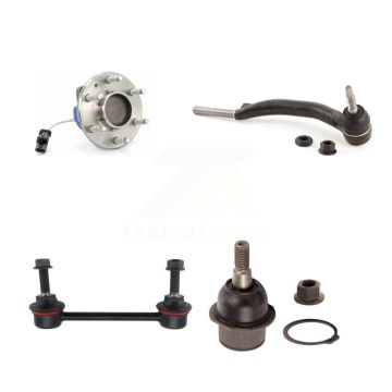 Front Right Bearing Lower Ball Joint Outer Tie Rod & Link Kit For 04-09 Cadillac SRX RWD K7T-104652