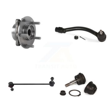 Front Right Bearing Lower Ball Joint Outer Tie Rod & Link Kit For 2017 Hyundai Elantra GT K7T-104681