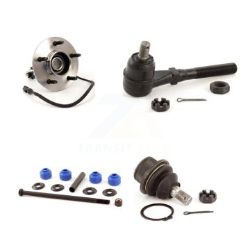 Front Right Hub Bearing Lower Ball Joint Outer Tie Rod & Sway Bar Link Kit For Ford F-150 K7T-104693