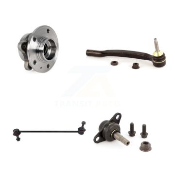 Front Right Hub Bearing Lower Ball Joint Outer Tie Rod & Sway Bar Link Kit For Volvo XC90 K7T-104704