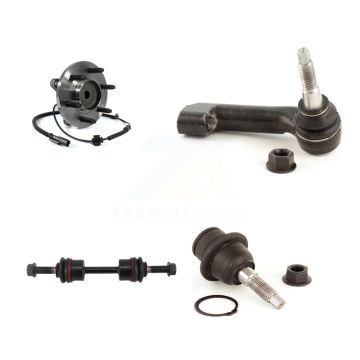 Front Right Hub Bearing Lower Ball Joint Outer Tie Rod Link Kit For Ford F-150 Expedition K7T-104709