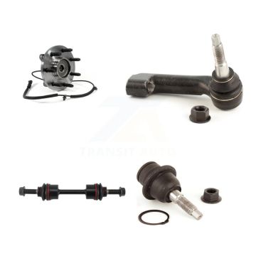 Front Right Hub Bearing Lower Ball Joint Outer Tie Rod & Sway Bar Link Kit For Ford F-150 K7T-104711