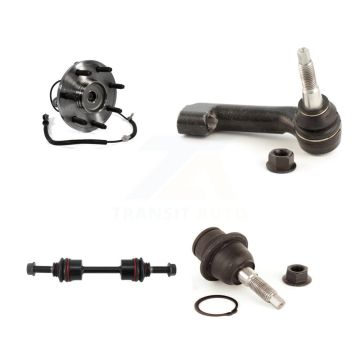 Front Right Hub Bearing Lower Ball Joint Outer Tie Rod & Sway Bar Link Kit For Ford F-150 K7T-104716